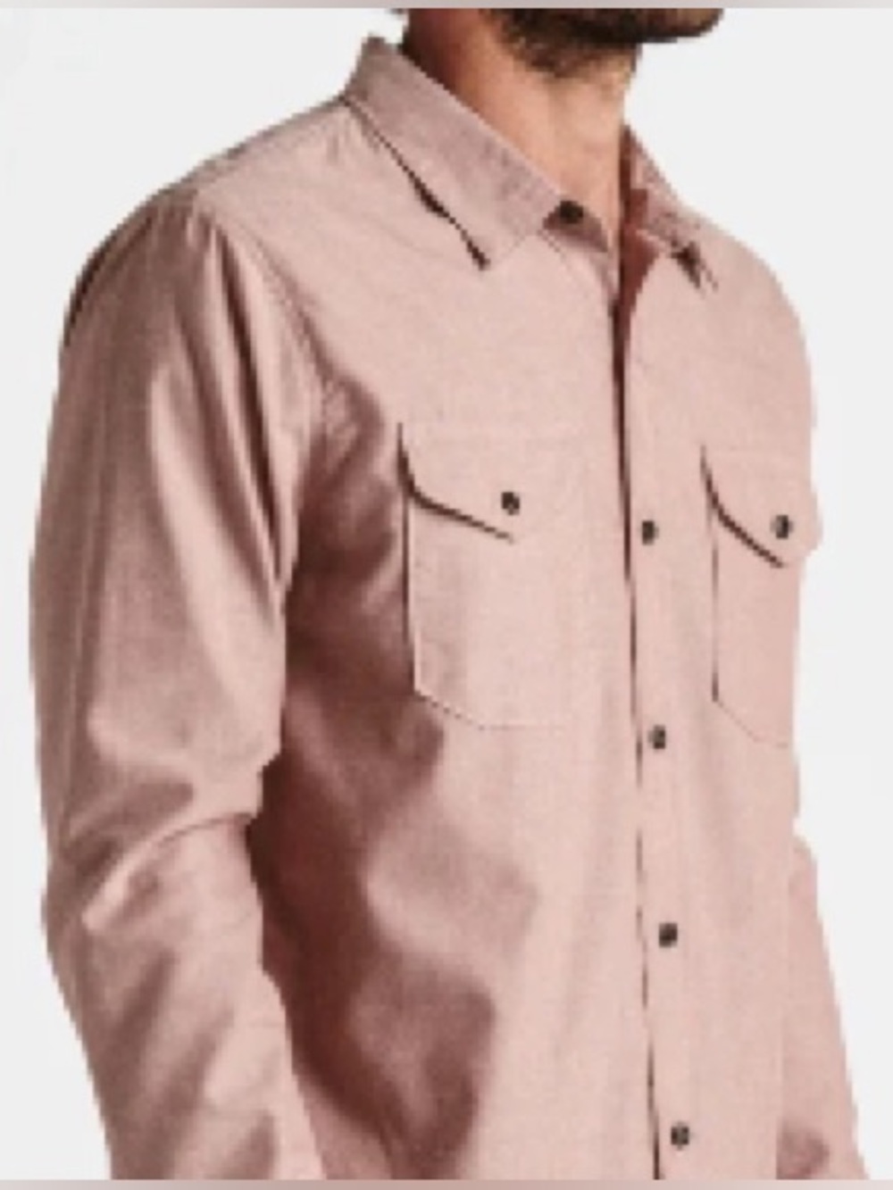 Roark Revival Well Worn Organic Cotton Button Up Shirt Men’s Medium Russet